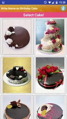 Write Name on Birthday Cake android App screenshot 15