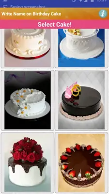 Write Name on Birthday Cake android App screenshot 8